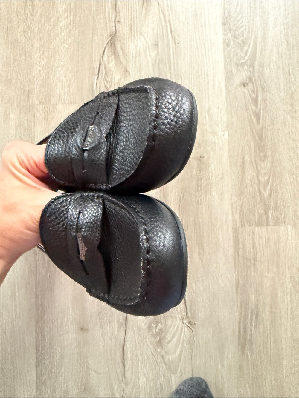 Coach Odette Black Pebbled Leather Loafers size 9B EU 39.5 - Picture 6 of 9
